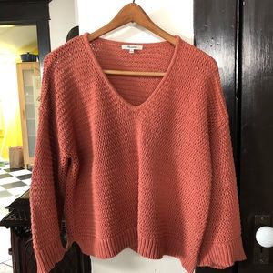 Rose Pink Madewell Slouchy Sweater - Small
